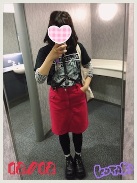 「アンジュルム」｜「アイテム（レッグウェア）」を使った、KOTAKIさん（レディース・150cm）の冬コーディネート