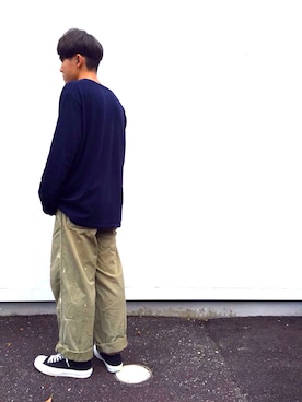 「CONVERSE（コンバース）のCONVERSE コンバース ジャック パーセル / JACK PURCEL（スニーカー）」を使った、tetsumaさん（メンズ・164cm）の夏コーディネート