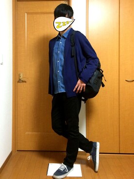 daiki..使用「MEN'S BIGI（「ストリートジャック5月号」掲載商品ロールアップワークパンツ）」的時尚穿搭