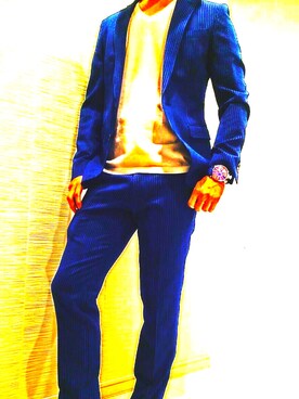 「SUIT.（スーツ）のアイテム」を使った、しょうさん（メンズ・170cm）の秋コーディネート