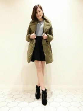 エミリさん（レディース・158cm）の冬コーディネート