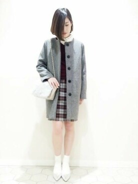 エミリさん（レディース・158cm）の冬コーディネート