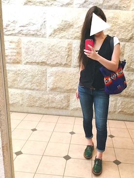 「HUGO BOSS（ヒューゴボス）のアイテム」を使った、BOWさん（レディース・169cm）の秋コーディネート