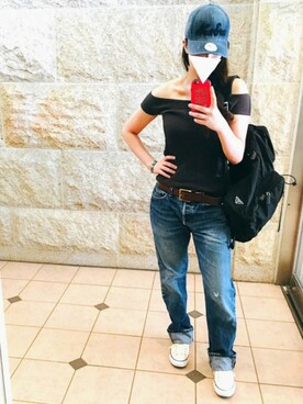 「Ray Adakai（レイ・アダカイ）のアイテム」を使った、BOWさん（レディース・169cm）の秋コーディネート