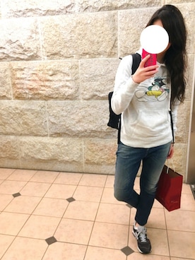 「BEAMS（ビームス）のアイテム（マウンテンパーカー）」を使った、BOWさん（レディース・169cm）の秋コーディネート