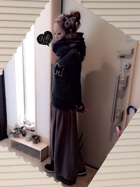 makiさん（レディース・161cm）の冬コーディネート