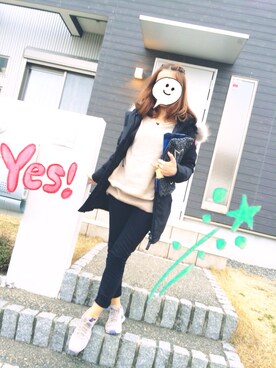 makiさん（レディース・161cm）の冬コーディネート