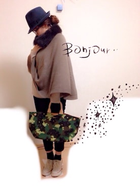 makiさん（レディース・161cm）の冬コーディネート