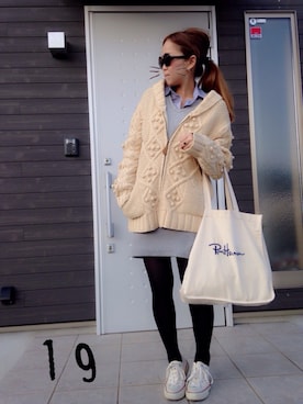 makiさん（レディース・161cm）の冬コーディネート