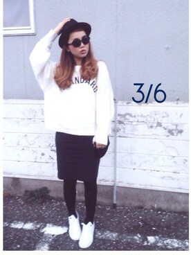 「adidas（アディダス）のadidas Originals / STAN SMITH W（スニーカー）」を使った、makiさん（レディース・161cm）の春コーディネート