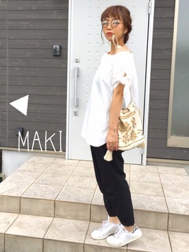 makiさん（レディース・161cm）の夏コーディネート