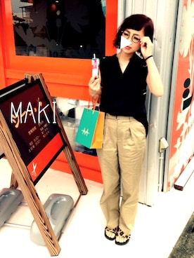 makiさん(レディース・161cm)の夏コーディネート