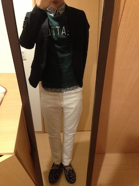 「STUDY（スタディー）のアイテム」を使った、ててぃーさん（メンズ・177cm）の春コーディネート