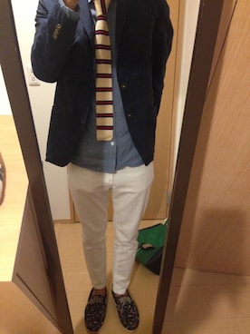 「STUDY（スタディー）のアイテム」を使った、ててぃーさん（メンズ・177cm）の春コーディネート