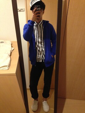 ててぃーさん（メンズ・177cm）の春コーディネート