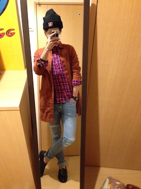 「WEGO（ウィゴー）のアイテム（アナログ腕時計）」を使った、ててぃーさん（メンズ・177cm）の春コーディネート