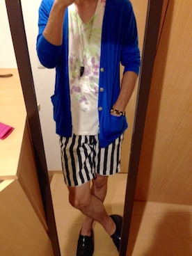 ててぃーさん（メンズ・177cm）の春コーディネート