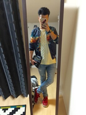 「WEGO（ウィゴー）のアイテム（アナログ腕時計）」を使った、ててぃーさん（メンズ・177cm）の秋コーディネート