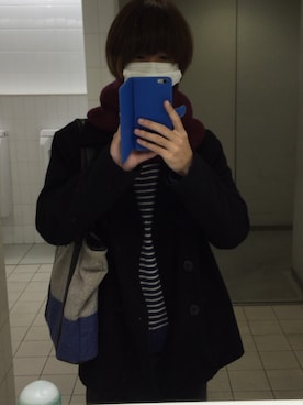 「アイテム（ピーコート）」を使った、いづるさん（メンズ・170cm・10代）の冬コーディネート