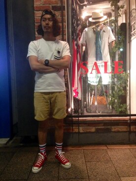 kiharaさん（メンズ・173cm）の夏コーディネート