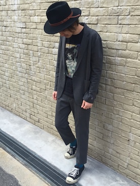 ♪♫♬♪♬♫♪さん（メンズ・172cm）の冬コーディネート