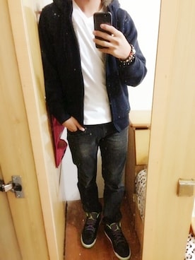 「アイテム（モッズコート）」を使った、Nickさん（メンズ・173cm）の夏コーディネート