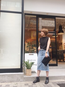 TODAYFULのデニムスカートを使った人気ファッションコーディネート - WEAR 