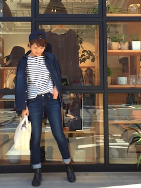 「ショートヘア」｜YUKO さん（レディース・156cm）の秋コーディネート