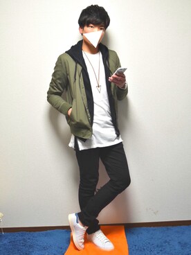 「imp.（インプ）のアイテム」を使った、TOMさん（メンズ・173cm）の秋コーディネート