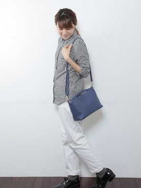 「cache cache（カシュ カシュ）のアイテム」を使った、UNBILLIONさん（レディース・155cm）の秋コーディネート