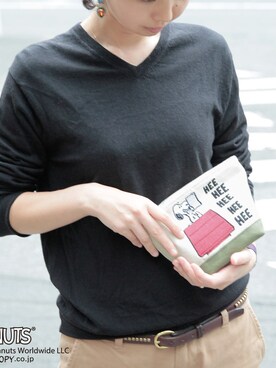 「cache cache（カシュ カシュ）のアイテム（財布/小物）」を使った、UNBILLIONさん（レディース・160cm）の秋コーディネート