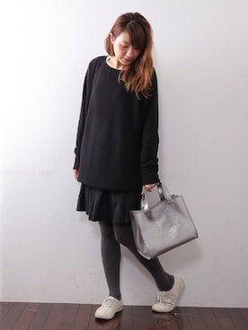 「cache cache（カシュ カシュ）のアイテム」を使った、UNBILLIONさん（レディース・155cm）の冬コーディネート