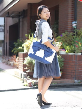 「cache cache（カシュ カシュ）のアイテム」を使った、UNBILLIONさん（レディース・159cm）の冬コーディネート