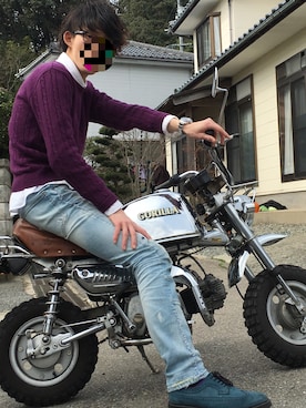 「PHENOMENON（フェノメノン）のアイテム（ブーツ）」を使った、ゆーたさん（メンズ・174cm）の冬コーディネート