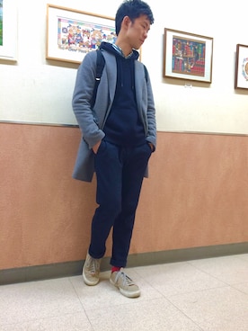 「赤い靴下」｜YMGCさん（メンズ・176cm・20代）の冬コーディネート