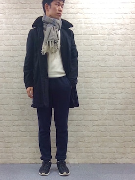 「アイテム（その他アウター）」を使った、YMGCさん（メンズ・176cm・20代）の冬コーディネート