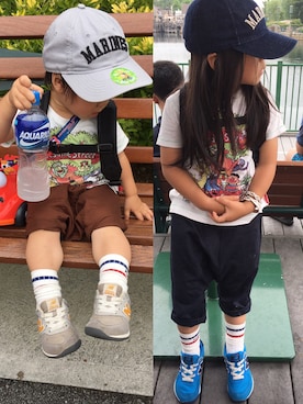 ぽこみちさん（キッズ・110cm）の夏コーディネート