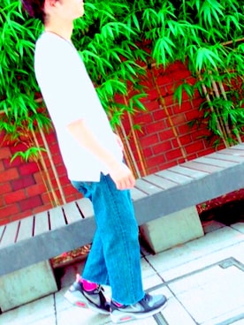 「切りっぱなし」｜雅樹さん（メンズ・165cm）の夏コーディネート