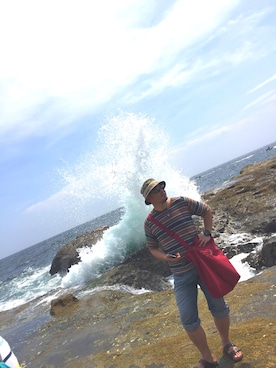 「BIRKENSTOCK（ビルケンシュトック）の＜BIRKENSTOCK（ビルケンシュトック）＞ ARIZONA BIRKOFLOR/サンダル¨ ◆（サンダル）」を使った、やすひろさん（メンズ・177cm）の夏コーディネート