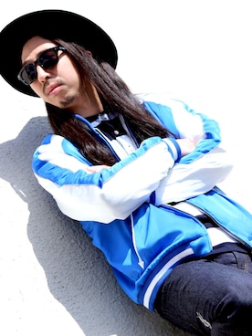 「O.C CREW（オーシークルー）のアイテム（パンツ）」を使った、Mashin Izumiさん（メンズ・170cm）の春コーディネート