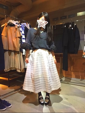 「Annc（アンク）のアイテム」を使った、canaさん（レディース・148cm）の夏コーディネート