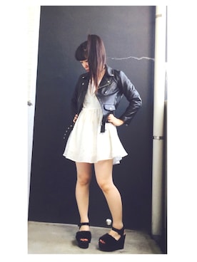 「L.D.S.（エルディーエス）のアイテム」を使った、canaさん（レディース・148cm）の夏コーディネート