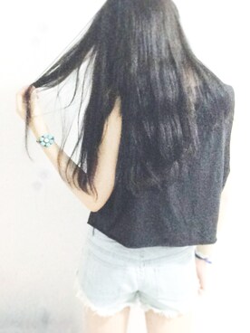 「hair」｜Rozenwongさん（レディース・165cm・10代）の夏コーディネート
