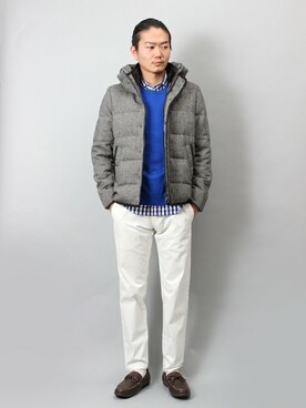 本社スタッフさん（メンズ・172cm）の冬コーディネート