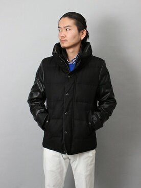 本社スタッフさん（メンズ・172cm）の冬コーディネート