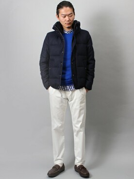 本社スタッフさん（メンズ・172cm）の冬コーディネート