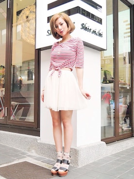 natalie*田小熙さん（レディース・153cm）の夏コーディネート