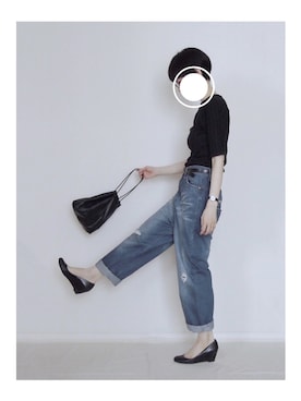 「FIL DE FER（フィルデフェール）のアイテム」を使った、zua.さん（レディース・157cm）の夏コーディネート
