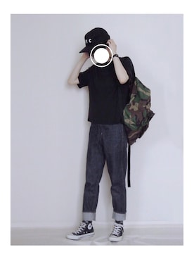 zua.さんの「orslow × BEAMS BOY / PEN SLIM RIGID」を使ったコーディネート