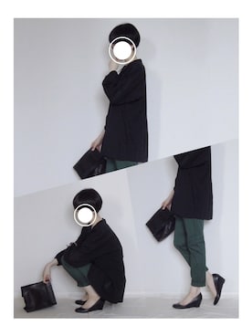 「note et silence （ノートエシロンス）のアイテム」を使った、zua.さん（レディース・157cm）の秋コーディネート